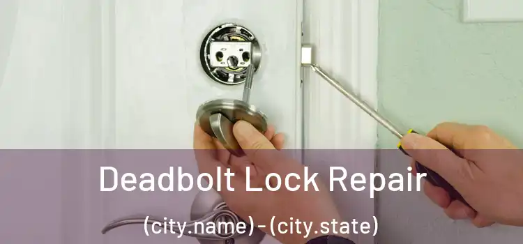 Deadbolt Lock Repair (city.name) - (city.state)